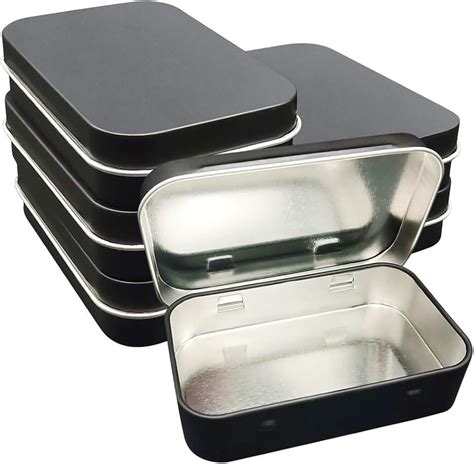 metal box with slot|Amazon.com: Small Metal Box With Locking Lid.